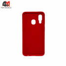 Чехол для Samsung A40 Silicone Case, красного цвета