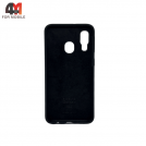 Чехол для Samsung A40 Silicone Case, черного цвета