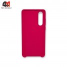 Чехол для Huawei P30 Silicone Case, малинового цвета