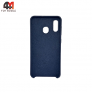 Чехол для Samsung A20/A30 Silicone Case, темно-синего цвета