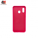 Чехол для Samsung A20/A30 Silicone Case, ярко-розового цвета