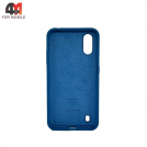 Чехол Samsung A01/M01 Silicone Case, синего цвета