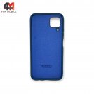 Чехол для Huawei P40 Lite/Nova 6Se/Nova 7i Silicone Case, темно-синего цвета