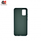 Чехол для Samsung A02s/M02s Silicone Case, темно-зеленого цвета