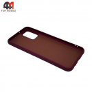 Чехол для Samsung A02s/M02s Silicone Case, цвет марсала