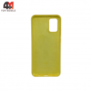 Чехол для Samsung A02s/M02s Silicone Case, желтого цвета