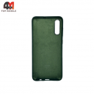 Чехол для Samsung A70/A70s Silicone Case, темно-зеленого цвета