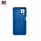 Чехол для Samsung A22 4G/M22/M32 Silicone Case, синего цвета 