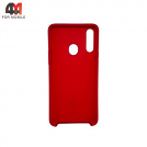 Чехол для Samsung A20s Silicone Case, красного цвета