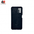 Чехол для Samsung A03s Silicone Case, черного цвета