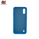 Чехол Samsung A01/M01 Silicone Case, голубого цвета