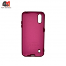 Чехол Samsung A01/M01 Silicone Case, цвет марсала