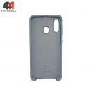 Чехол для Samsung A20/A30 Silicone Case, небесного цвета