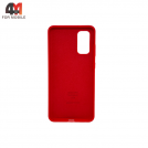 Чехол для Samsung S20 Plus/S11 Silicone Case, красного цвета