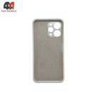 Чехол для Xiaomi Redmi 12 4G Silicone Case, белого цвета