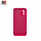 Чехол для Samsung A02s/M02s Silicone Case, ярко-розового цвета