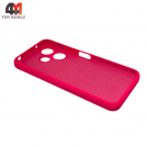 Чехол для Xiaomi Poco M6 4G/Redmi 13 4G Silicone Case, ярко-розового цвета