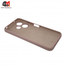 Чехол для Xiaomi Poco M6 4G/Redmi 13 4G Silicone Case, пудрового цвета