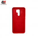 Чехол для Xiaomi Redmi 9/Poco M2 Silicone Case, красного цвета