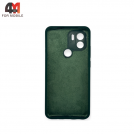 Чехол для Xiaomi Redmi A1 Plus/A2 Plus Silicone Case, темно-зеленого цвета