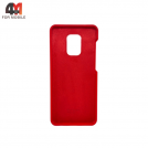 Чехол для Xiaomi Redmi Note 9S/Note 9 Pro/Note 9 Pro Max Silicone Case, красного цвета