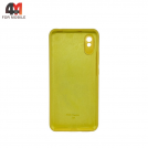 Чехол для Xiaomi Redmi 9A Silicone Case, желтого цвета