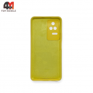 Чехол для Xiaomi Poco F4/Redmi K40S Silicone Case, желтого цвета