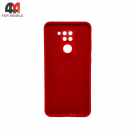 Чехол для Xiaomi Redmi Note 9/Redmi 10X Silicone Case, красного цвета
