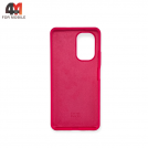 Чехол для Xiaomi Poco F3/F3 Pro/Redmi K40/K40 Pro/K40 Pro Plus Silicone Case, ярко-розового цвета