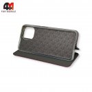 Чехол-книга для Xiaomi Mi 11 lite бок ракушка, серого цвета