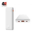 Baseus Power Bank 10000mAh, PPQD09002, 20W, белый