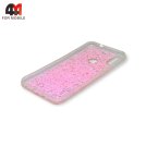 Чехол для Xiaomi Redmi 7 силиконовый, глиттер, розового цвета