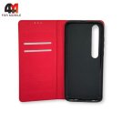 Чехол-книга для Xiaomi Mi 10 красного цвета, Rich Boss