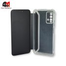 Чехол-книга для Xiaomi Redmi 9T с усиленными углами, черного цвета