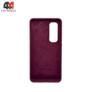 Чехол для Xiaomi Mi Note 10 Lite Silicone Case, цвет марсала