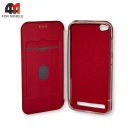 Чехол-книга для Xiaomi Redmi 5A пластик, красного цвета
