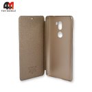 Чехол-книга для Xiaomi Mi 5S Plus золотого цвета, Nillkin