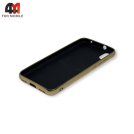 Чехол для Xiaomi Redmi 7A силиконовый, глянцевый с логотипом, пудрового цвета