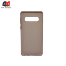 Чехол для Samsung S10 Plus Silicone Case, пудрового цвета