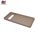 Чехол для Samsung S10 Plus Silicone Case, пудрового цвета