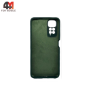Чехол для Xiaomi Redmi Note 11 Pro 4G/5G/Redmi Note 12 Pro 4G Silicone Case, темно-зеленого цвета