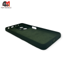 Чехол для Xiaomi Redmi Note 12 Pro 5G Silicone Case, темно-зеленого цвета