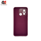 Чехол для Xiaomi Redmi 12C Silicone Case, цвет марсала