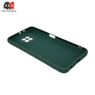Чехол для Xiaomi Redmi Note 9T Silicone Case, темно-зеленого цвета