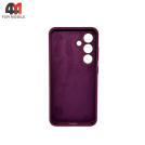 Чехол для Samsung S25 Plus Silicone Case, цвет марсала