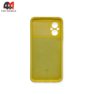 Чехол для Xiaomi Poco M5 Silicone Case, желтого цвета