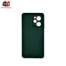 Чехол для Xiaomi Poco X5 Pro 5G Silicone Case, темно-зеленого цвета 