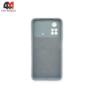 Чехол для Xiaomi Poco M4 Pro 4G Silicone Case, небесного цвета