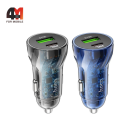 Автомобильное зарядное устройство Hoco, Z47A, 30W, синий, USB/USB-C