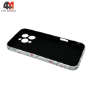 Чехол для Iphone 16 Pro Max силиконовый, 032 бело-желтый, Luxo